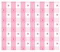 Pink gingham Royalty Free Stock Photo