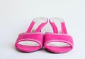 Pink glamour shoes Royalty Free Stock Photo