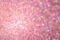 Pink glitter festive blurred background. Abstract magic dreamy background Royalty Free Stock Photo
