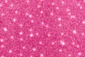 Pink Glitter Sparkle Stars Background