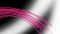 Pink glitter streaks creating a dynamic shooting star effect against a black and white blurred background Keywords Royalty Free Stock Photo