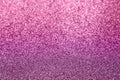 Pink glitter texture sparkling paper background. Abstract twinkled pink glittering background  with bokeh, defocused lights for Royalty Free Stock Photo