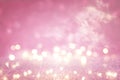 Pink glitter vintage lights background. de focused. Royalty Free Stock Photo