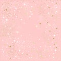 Pink and gold abstract background for the Holiday Season