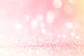 Pink gold, pink bokeh,circle abstract light background,Pink Gold shining lights, sparkling glittering Valentines day,women day or