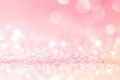 Pink gold, pink bokeh,circle abstract light background,Pink Gold shining lights, sparkling glittering Valentines day,women day or