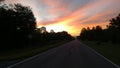 Sunrise in summer Florida