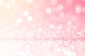 Pink gold, pink bokeh,circle abstract light background,Pink Gold shining lights,sparkling glittering Valentines day,women day or e Royalty Free Stock Photo