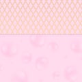 Pink and golden abstract corporate design pattern Royalty Free Stock Photo