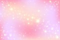 Pink gradient background. Peach warm blurry sky with stars and bokeh. Orange and yellow mesh pastel backdrop. Liquid Royalty Free Stock Photo