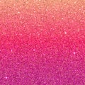 Pink gradient glittering background. Ombre sparkling backdrop