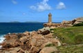 Pink Granite Coast or Cote de Granite Rose in Brittany, France