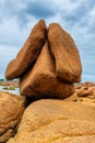 The pink granite coast Tregastel Perros-Guirec, Brittany Bretagne, France