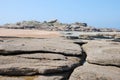 Pink Granite at TrÃÂ©gastel Royalty Free Stock Photo