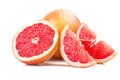 Pink grapefruit Royalty Free Stock Photo