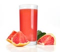 Pink grapefruit juice Royalty Free Stock Photo