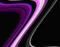 Purple gray dark pink geometries phosphorescent yellow blue red soft forms, hues, forms on vivid abstract background Royalty Free Stock Photo