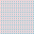 Pink Gray Peach Blue Seamless Small Diagonal French Checkered Pattern. Little Colorful Fabric Check Pattern Background. Classic Royalty Free Stock Photo