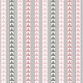 Pink-gray seamless background with a Greek pattern