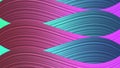 Pink, Green and Blue Wavy Curves Texture Abstract Background Royalty Free Stock Photo