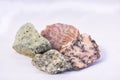 Pink And Green Chert Rocks From Utah