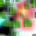 Pink and green, geometrical background