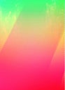 Pink, green gradient vertical background with copy space for text or your images Royalty Free Stock Photo