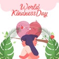 Pink Green Illustrated World Kindness Day Instagram Post