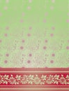 Pink and green Indian saree background