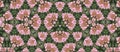 Pink and green kaleidoscope pattern - background Royalty Free Stock Photo