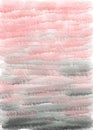 Pink and grey watercolor vertical background. Hand draw watercolor backdrop with flowing paint and water. Effect of