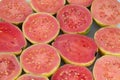 Pink guava background Royalty Free Stock Photo