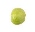 Pink Guava isolated on white background with clipping path.