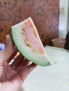 Pink guava seeds