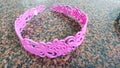 Pink hairband Royalty Free Stock Photo