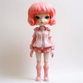 Chloe: A Pink-haired Vinyl Toy With A Captivating Suburban Ennui Vibe