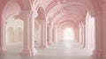 Minimalist Baroque Architecture With Soft Colored Installations In Hverir