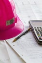 Pink Hard Hat 3 Royalty Free Stock Photo