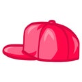 Pink Hat Baseball Cap Snapback Illustration Vector Icon