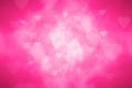 Pink heart abstract background