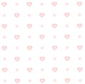 Pink heart pattern