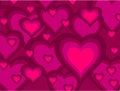 Pink hearts Royalty Free Stock Photo