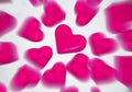 Pink hearts