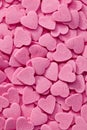 Pink hearts background