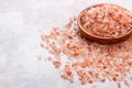 Pink himalayan salt Royalty Free Stock Photo