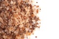 Himalayan Sea Salt on a Isolated White Background Royalty Free Stock Photo