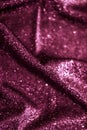 Pink holiday sparkling glitter abstract background, luxury shiny fabric material for glamour design and festive invitation Royalty Free Stock Photo