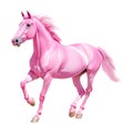 Pink Horse Stunning Image HighRes On Transparent Background Royalty Free Stock Photo