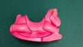 Pink Horse Toy in Green Carpet for Toddlers