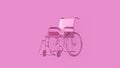 Pink Hospital Wheelchair